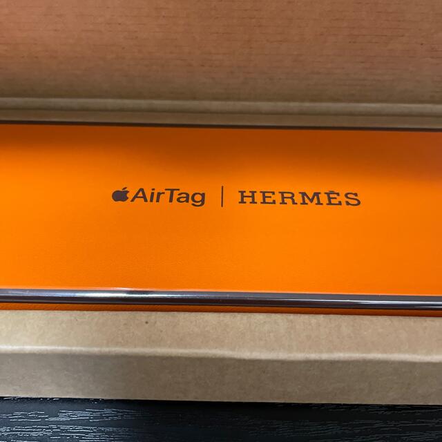 Hermes(エルメス)のHERMES Air Tag キーリング　オレンジ レディースのファッション小物(キーホルダー)の商品写真