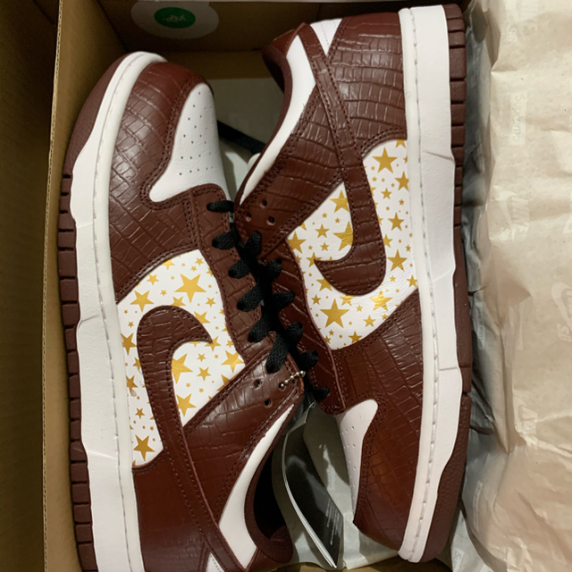 Supreme(シュプリーム)のNike SB Dunk Low Supreme BROWN メンズの靴/シューズ(スニーカー)の商品写真