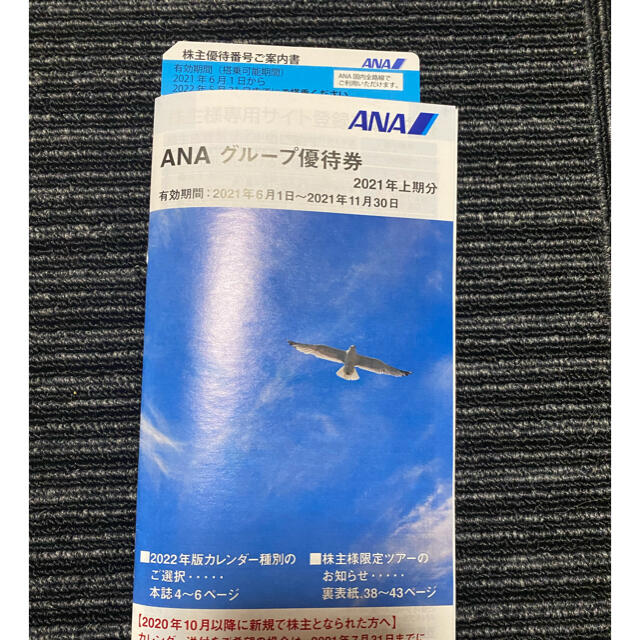 ANA株主優待 チケットの優待券/割引券(その他)の商品写真