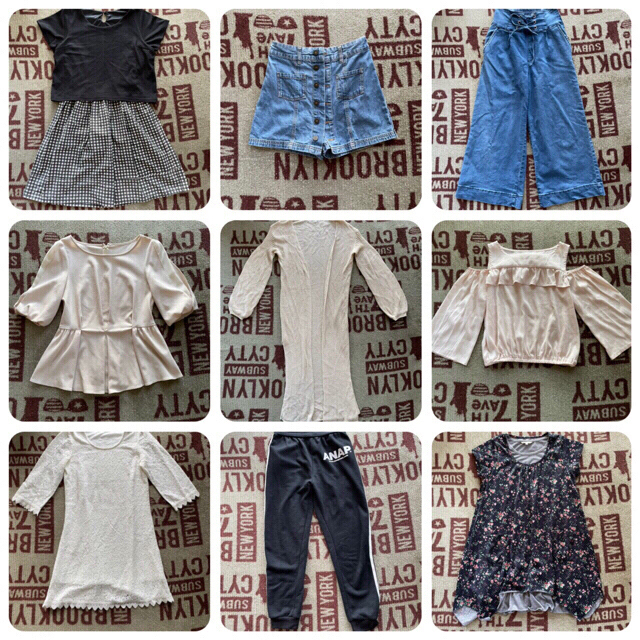 れいmama様/専用出品 ひざ丈ワンピース