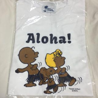 ピーナッツ(PEANUTS)のL ★新品★ハワイ限定 ★日焼けスヌーピー Tシャツ ★マキさんデザイン(Tシャツ/カットソー(半袖/袖なし))