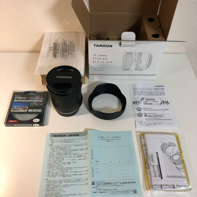 2022年新作入荷 TAMRON 10-24mm F3.5-4.5+C-PLフィルタ スマホ/家電