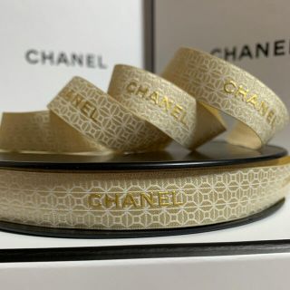 シャネル(CHANEL)のSale！CHANEL ラッピング リボン ゴールド 3m(ラッピング/包装)