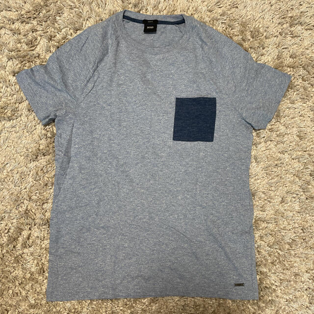 【新品・未使用】HUGO BOSS ヒューゴボス Tシャツ (Sサイズ•ブルー)