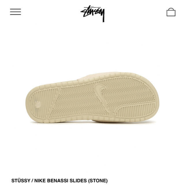 NIKE(ナイキ)のNIKE STUSSY BENASSI SLIDES FOSSIL  25cm メンズの靴/シューズ(サンダル)の商品写真