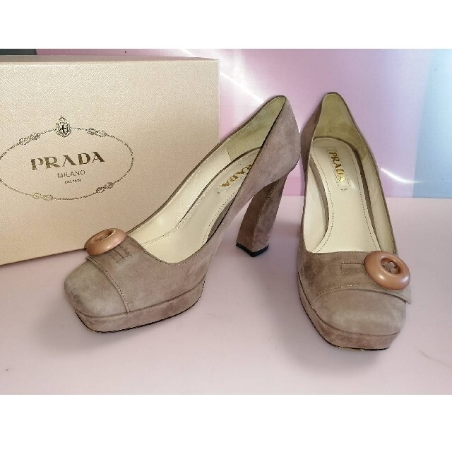 PRADA(プラダ)の美品‼️PRADA プラダ パンプス 47210510 レディースの靴/シューズ(ハイヒール/パンプス)の商品写真