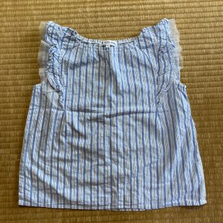 グローバルワーク(GLOBAL WORK)のグローバルワーク フリル袖カットソー 130(Tシャツ/カットソー)