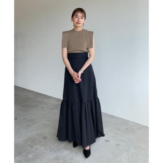 クラネ　clane VOLUME TIERED MAXI SKIRTサイズ0