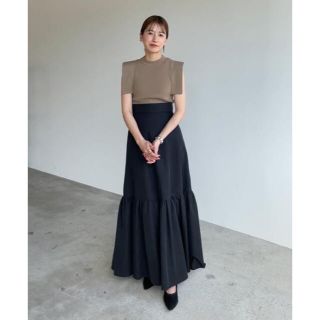 ステュディオス(STUDIOUS)のCLANE クラネ　VOLUME TIERED MAXI SKIRT(ロングスカート)