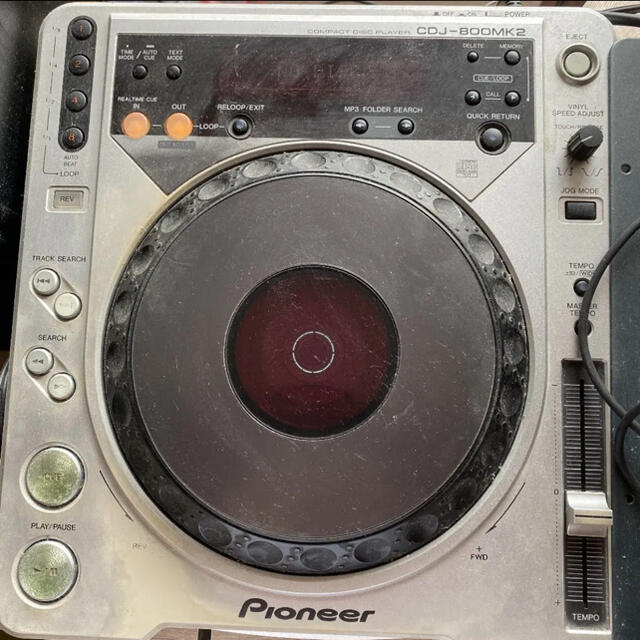 Pioneer(パイオニア)のPioneer CDJ-800MK2 中古　ジャンク 楽器のDJ機器(CDJ)の商品写真