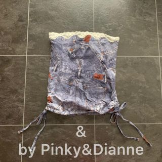 アンドバイピーアンドディー(&byP&D)の& by Pinky&Dianne♡ベアトップ、StradivariusフリルT(ベアトップ/チューブトップ)