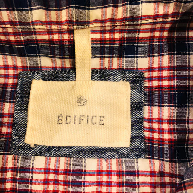 EDIFICE(エディフィス)のEDIFICE チェック柄　シャツ メンズのトップス(シャツ)の商品写真