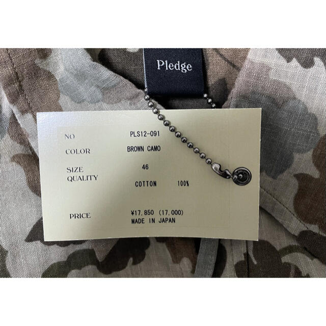 Pledge(プレッジ)の☆Pledge☆【CAMO/46】ロングスリーブ コットンシャツ メンズのトップス(シャツ)の商品写真