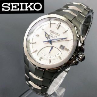 セイコー(SEIKO)の【新品】セイコー キネティック Kinetic SEIKO 青針 メンズ腕時計(腕時計(アナログ))