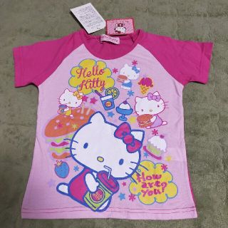 ハローキティ(ハローキティ)のサンリオ キティちゃん Tシャツ 半袖 110(Tシャツ/カットソー)