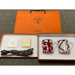 エルメス(Hermes)の【値下げ中】エルメス マグカップ ペアマグカップ ガダルキヴィール(グラス/カップ)