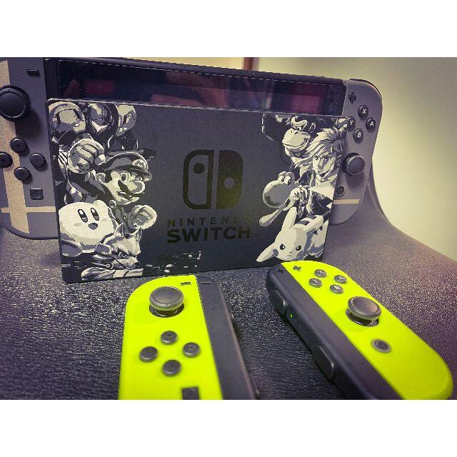 Nintendo Switch - 《おまけ多数！》NINTENDO SWITCH　本体《スマブラ限定モデル！》