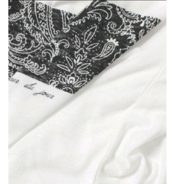 Techichi(テチチ)の新品！テチチ ( Lugnoncure)ペイズリープリントTシャツ レディースのトップス(Tシャツ(半袖/袖なし))の商品写真
