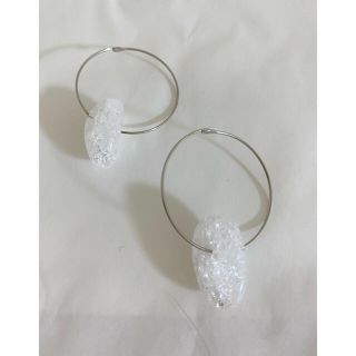 イアパピヨネ(ear PAPILLONNER)のピアス　クリスタル　クラッシュクリスタル(ピアス)