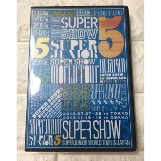 スーパージュニア(SUPER JUNIOR)のSUPER JUNIOR SHOW5 DVD(ミュージック)