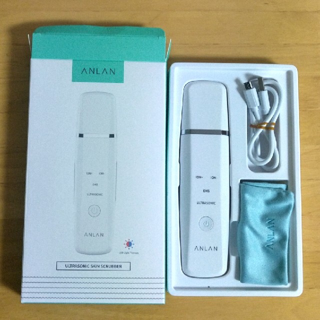 匿名配送 ANLAN ウォーターピーリング 美顔器 スマホ/家電/カメラの美容/健康(フェイスケア/美顔器)の商品写真