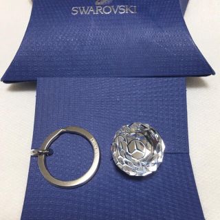 スワロフスキー(SWAROVSKI)のスワロフスキー　メルセデス　ベンツ　キーホルダー(キーホルダー)