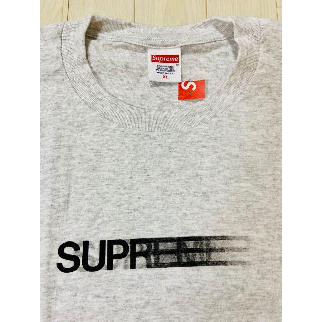 XL Supreme Motion Logo Tee グレー