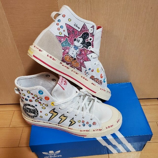 新品 adidas NIZZA HI ミッキーマウス ディズニー 26.5cmスニーカー