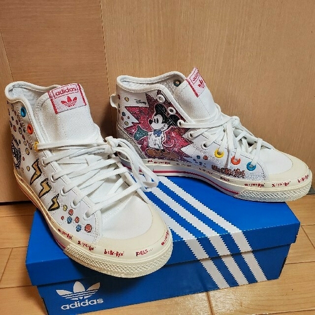 adidas(アディダス)の新品 adidas NIZZA HI ミッキーマウス ディズニー 26.5cm メンズの靴/シューズ(スニーカー)の商品写真