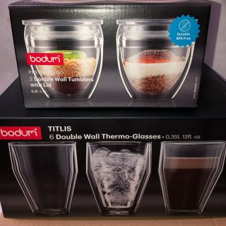 ボダム(bodum)のボダム TITLIS 350ml×6 PAVINA TO GO 200ml×2(グラス/カップ)