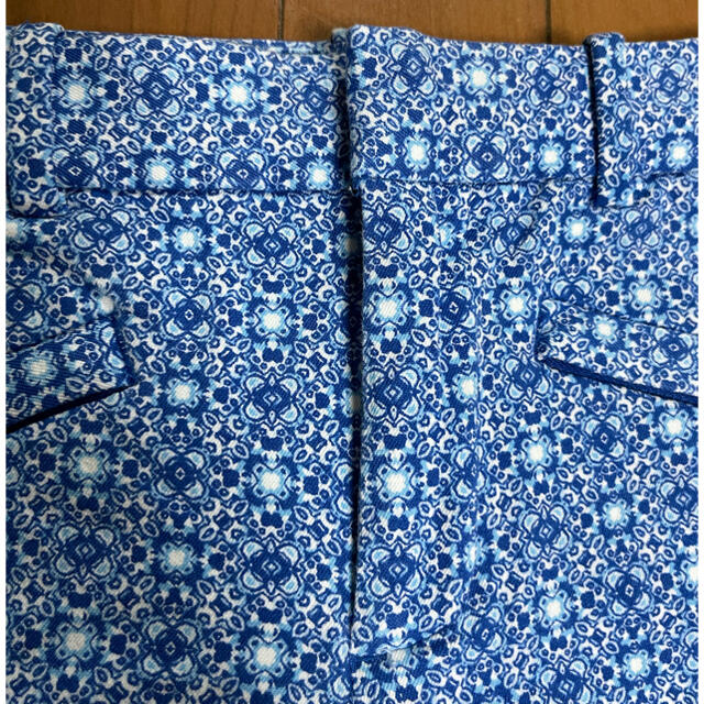 GAP(ギャップ)のGAP ブルー模様　パンツ レディースのパンツ(デニム/ジーンズ)の商品写真