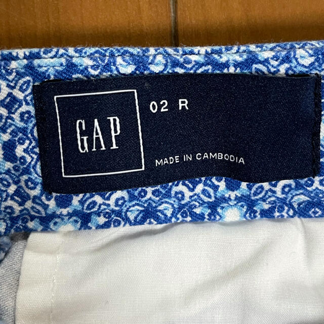 GAP(ギャップ)のGAP ブルー模様　パンツ レディースのパンツ(デニム/ジーンズ)の商品写真