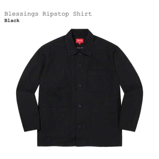 supreme Blessings Ripstop Shirt Black L