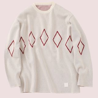 ステュディオス(STUDIOUS)の【STUDIOUS】2020 DIAMOND PATTERN CREWNECK(ニット/セーター)