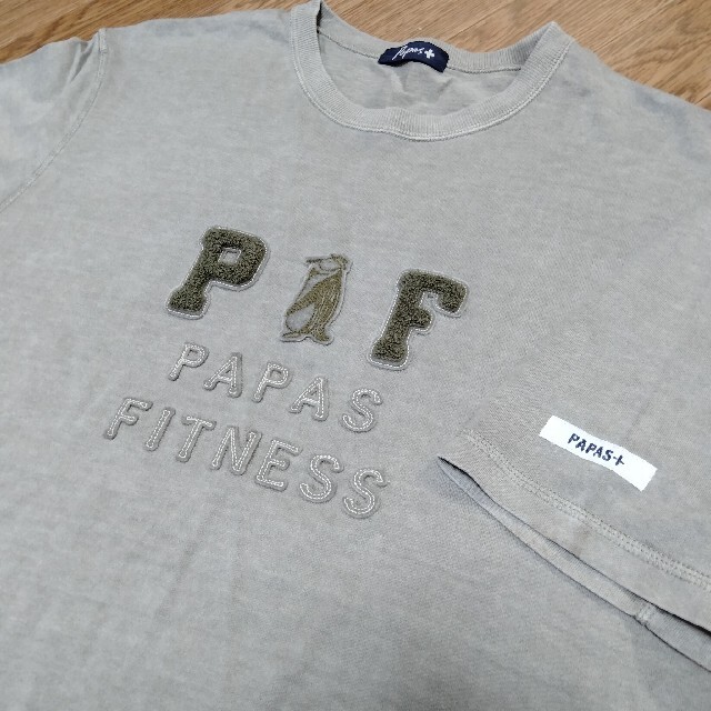 パパス　papas　半袖　Tシャツ　M　ブランド メンズのトップス(Tシャツ/カットソー(半袖/袖なし))の商品写真