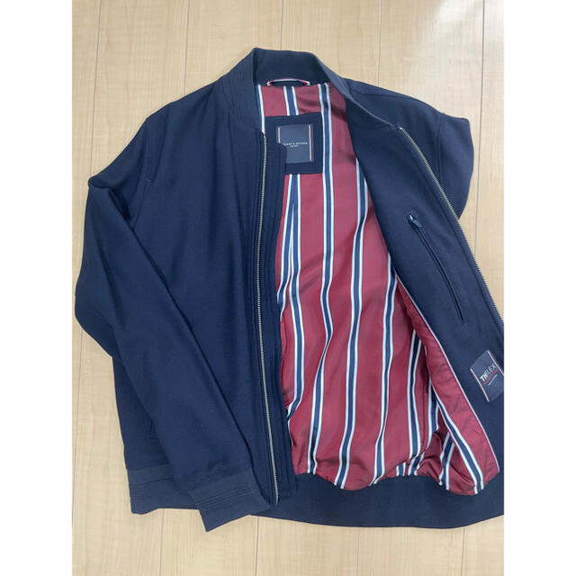 TOMMY HILFIGER(トミーヒルフィガー)のトミーヒルフィガー  ウールブレンドボンバージャケット メンズのジャケット/アウター(ブルゾン)の商品写真