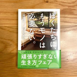 ぼくたちに、もうモノは必要ない。 増補版(文学/小説)