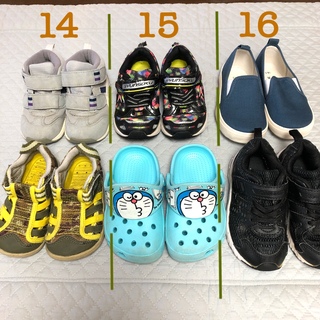 アシックス(asics)の子供　靴　まとめ売り　14、15、16センチ(サンダル)