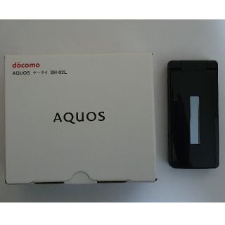 アクオス(AQUOS)のAQUOS ケータイ SH-02L ブラック(携帯電話本体)