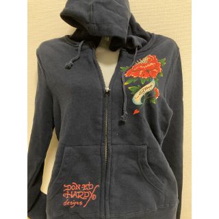 エドハーディー(Ed Hardy)のエドハーディ　レディース　パーカー　Sサイズ(パーカー)