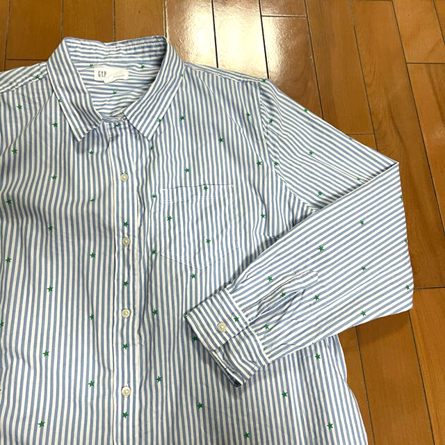 GAP(ギャップ)のGAP ストライプシャツ　XL メンズのトップス(シャツ)の商品写真