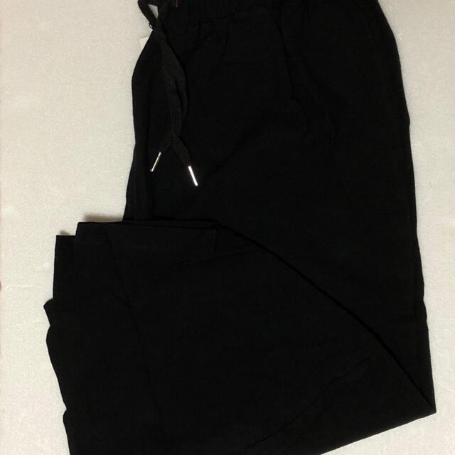 大人気 パンツ サルエル 韓国 七分丈 ブラック サンダル Tシャツ 夏 春黒 メンズのパンツ(サルエルパンツ)の商品写真