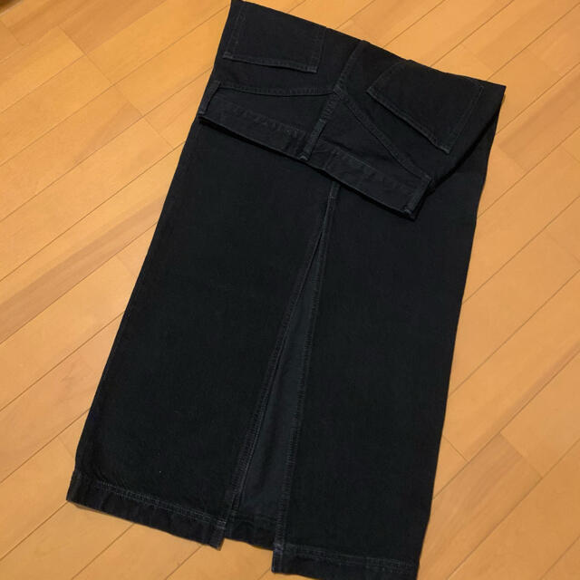 【未使用】shinzone ブラックデニムスカート 4