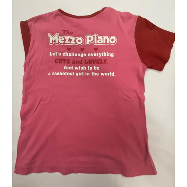mezzo piano(メゾピアノ)のTシャツ キッズ/ベビー/マタニティのキッズ服女の子用(90cm~)(Tシャツ/カットソー)の商品写真