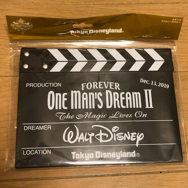 Disney(ディズニー)のワンマンズドリームⅡ カチンコ エンタメ/ホビーのおもちゃ/ぬいぐるみ(キャラクターグッズ)の商品写真