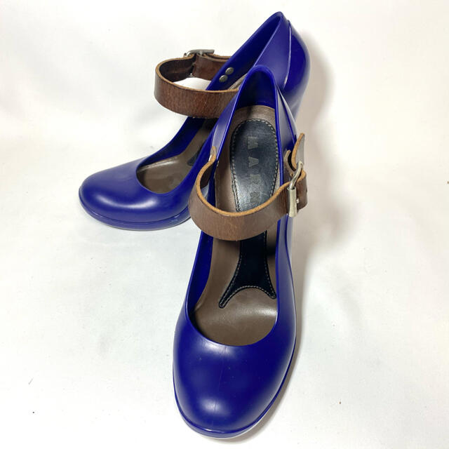 Marni(マルニ)のMARNI マルニ　ラバーパンプス　ブルー　36  23cm レディースの靴/シューズ(ハイヒール/パンプス)の商品写真