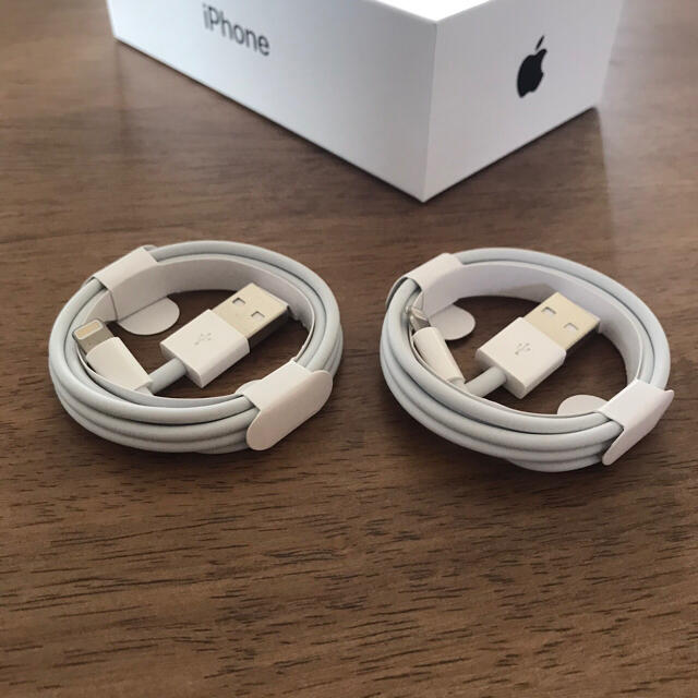 iPhone(アイフォーン)のiPhone 充電器 充電ケーブル コード lightning cable 2本 スマホ/家電/カメラのスマートフォン/携帯電話(バッテリー/充電器)の商品写真