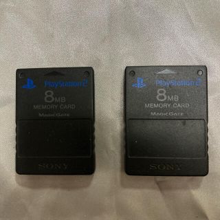 プレイステーション2(PlayStation2)のPS2 メモリーカード　 2枚セット(その他)