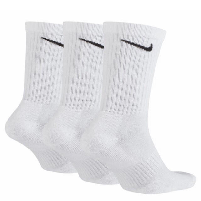 NIKE(ナイキ)の【新品未使用】NIKE  2足組 靴下 ホワイト 25.0cm〜27.0cm メンズのレッグウェア(ソックス)の商品写真