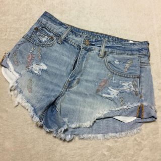 アメリカンイーグル(American Eagle)のアメリカンイーグル　ショートパンツ　デニム(デニム/ジーンズ)